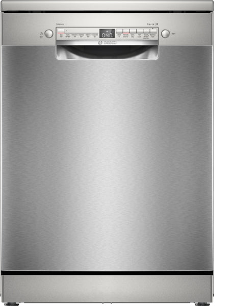 Bosch Series 2, free-standing dishwasher, 60 cm - Brushed steel anti-fingerprint | BSH SMS2HVI67G