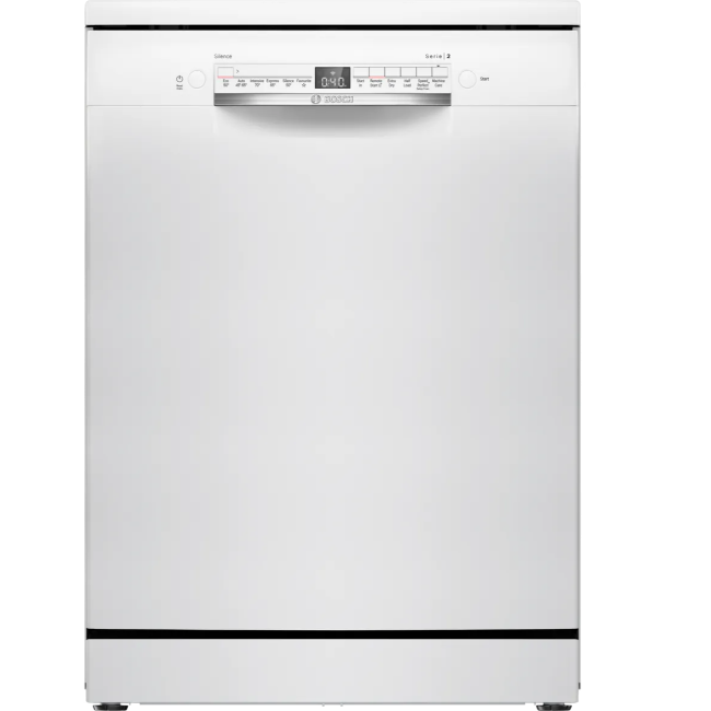 BOSCH Series 2 Full-size WiFi-enabled Dishwasher - White | SMS2HVW67G