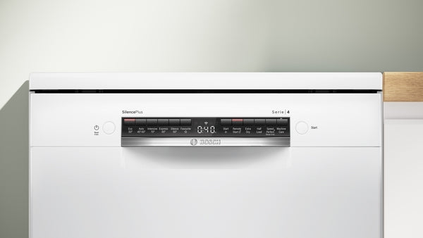 Bosch Series 4, free-standing dishwasher, 60 cm - White| BSH SMS4EKW06G