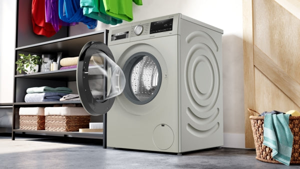 Bosch Series 6, Washing machine, front loader, 10 kg - Silver inox | BSH WGG254ZSGB