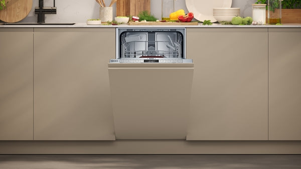Neff N 50, fully-integrated dishwasher, 45 cm, Variable hinge for special installation situations| BSH S875HKX21G