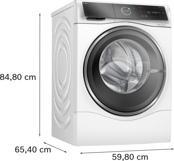 Bosch Series 8, Washer dryer, 10.5/6 kg, 1400 rpm | BSH WNC25410GB