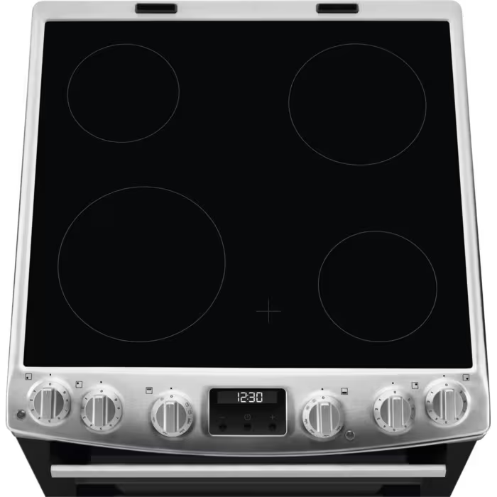 Electrolux 500 SurroundCook 60cm Double Oven Cooker with Ceramic hob - Inox | LKR655200X