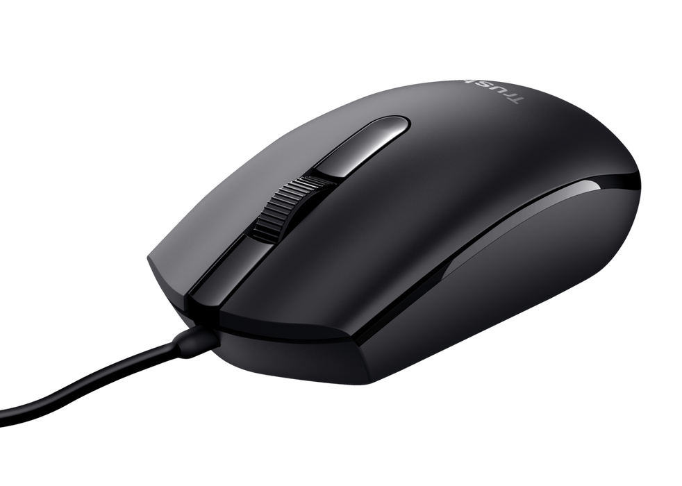 Trust Basi Wired mouse - Black | T24271
