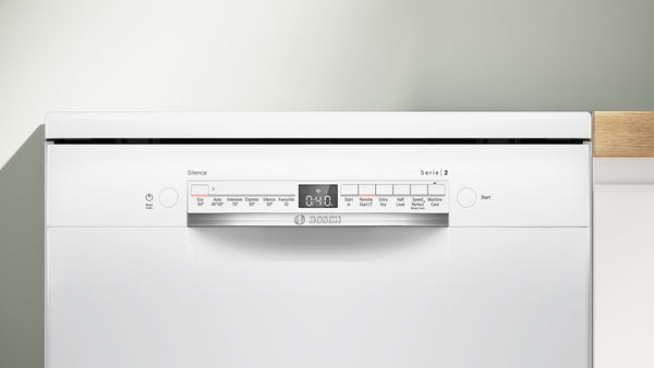 Bosch Series 2, free-standing dishwasher, 60 cm - White | BSH SMS2HVW67G