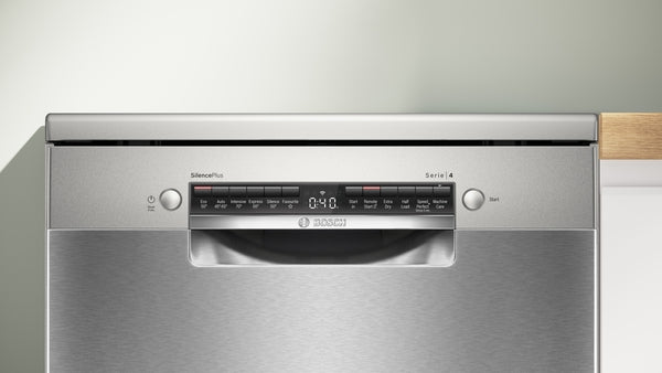 Bosch Series 4, free-standing dishwasher, 60 cm, Brushed steel anti-fingerprint | BSH SMS4EMI06G