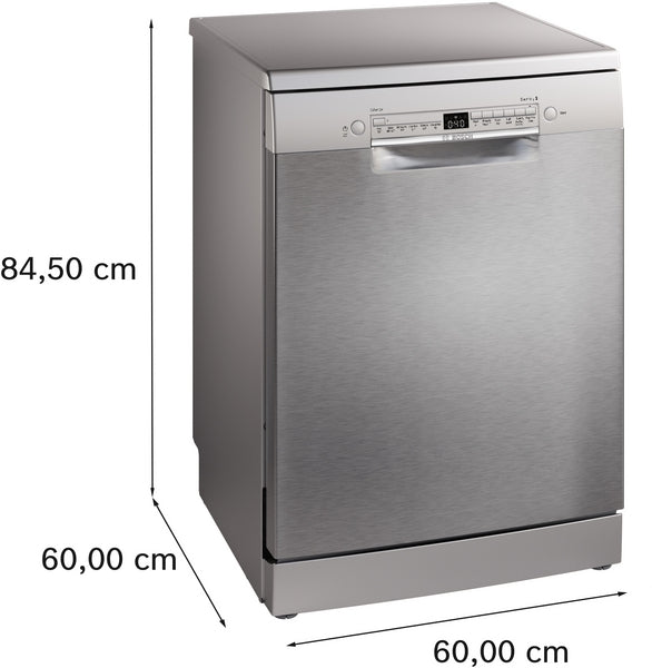 Bosch Series 2, free-standing dishwasher, 60 cm - Brushed steel anti-fingerprint | BSH SMS2HVI67G