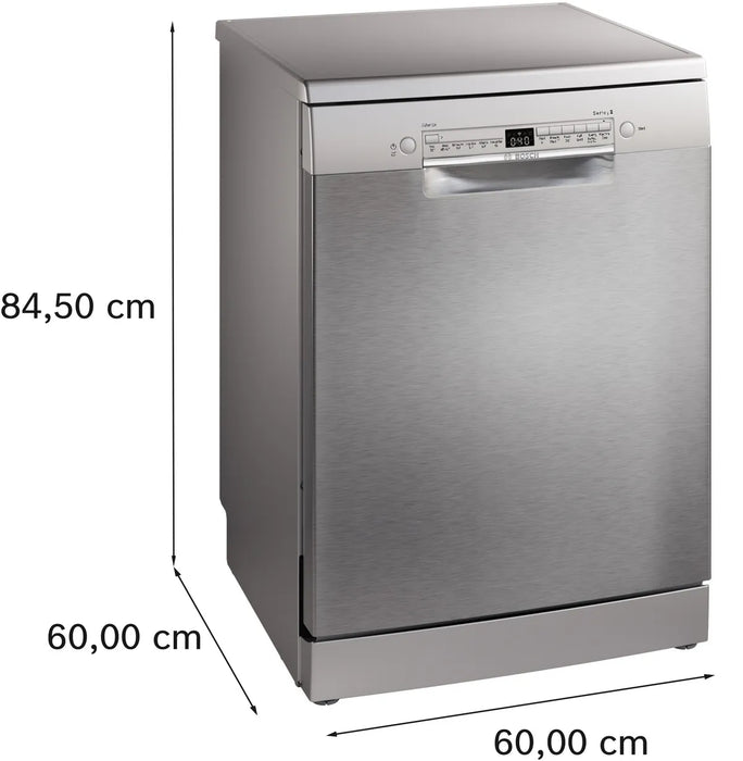 BOSCH Series 2 Freestanding Dishwasher 60 cm - Brushed steel | SMS2HVI67G
