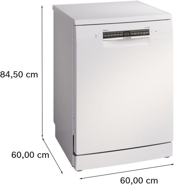 Bosch Series 4, free-standing dishwasher, 60 cm - White| BSH SMS4EKW06G