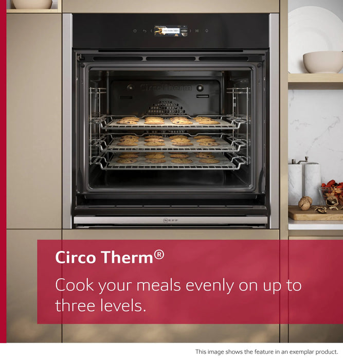 Neff N 70, Built-In Oven, 60 X 60 cm - Stainless Steel | BSH B54CR71N0B
