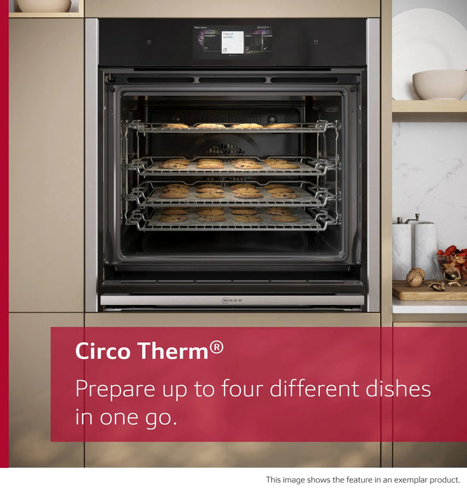 Neff N 90 Built-in oven with added steam function, 60 x 60 cm - Graphite-Grey | BSH B64VS71G0B