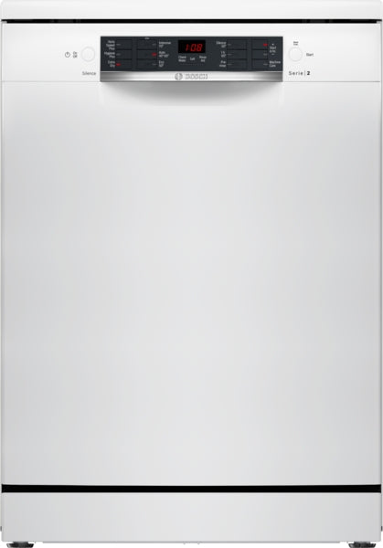 Bosch Series 2, free-standing dishwasher, 60 cm - White | BSH SMS26AW08G