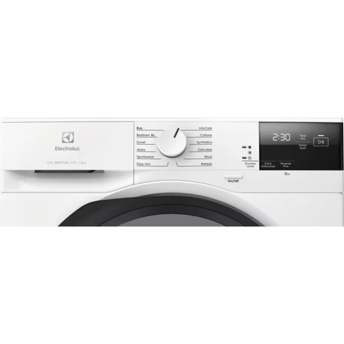 Electrolux 600 GentleCare 8kg Heat pump Tumble Dryer - White | EDHI6285B