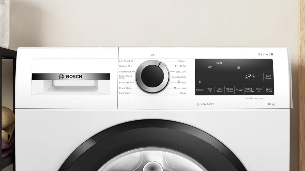 Bosch Series 6 Washing Machine Front Loader 10 kg 1400 rpm - White | WGG254Z1GB