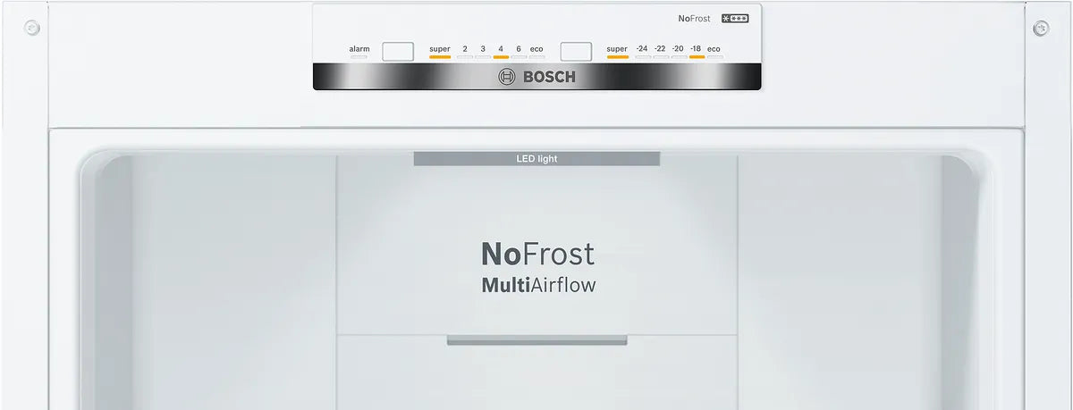 BOSCH Series 4 Free-standing Fridge-Freezer Total No Frost - White | KGN392WEBG