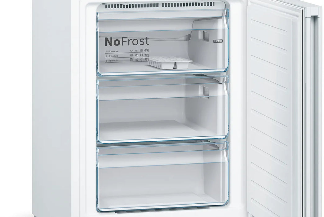 BOSCH Series 4 Free-standing Fridge-Freezer Total No Frost - White | KGN392WEBG