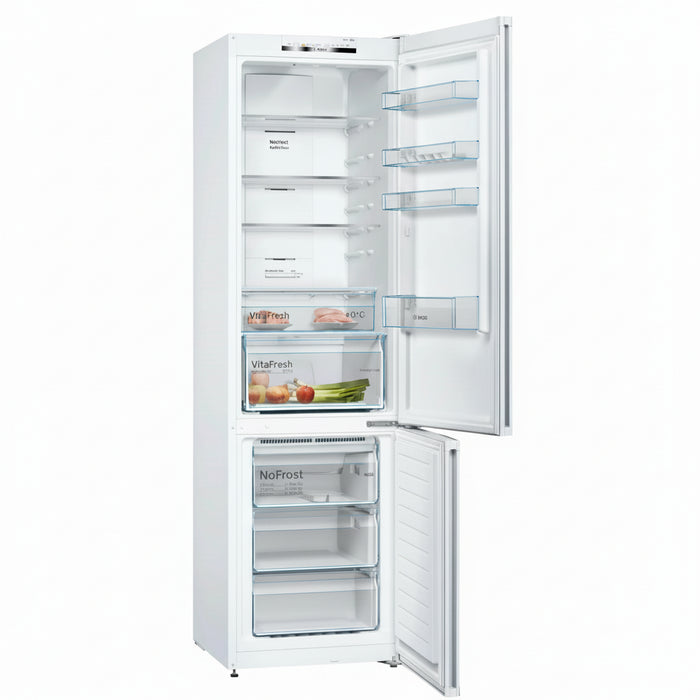 BOSCH Fridge Freezer BOSCH Series 4 Free-standing Fridge-Freezer Total No Frost - White | KGN392WEBG IRWINS MEGASTORE
