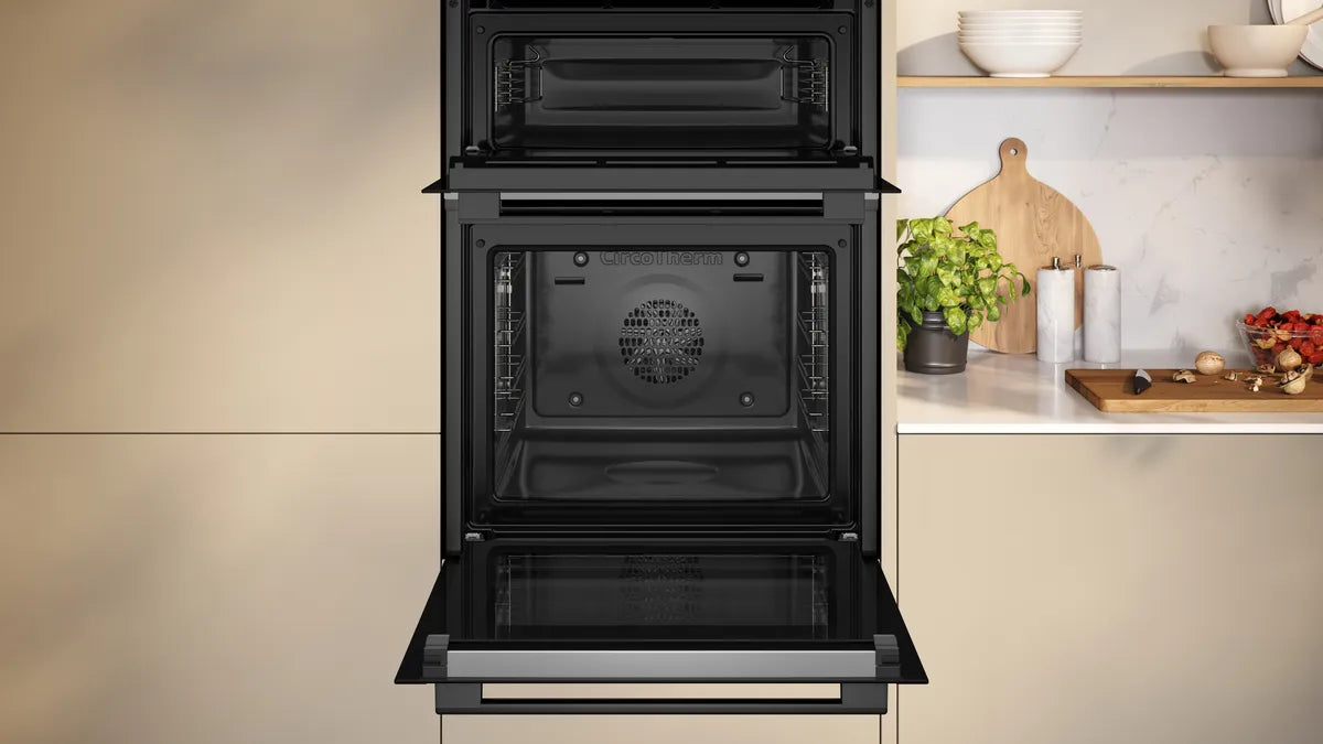 NEFF Oven Neff N 50 Built-in Double Oven | U2ACH7AG7B IRWINS MEGASTORE