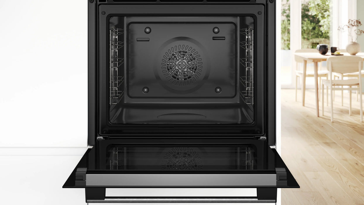 BOSCH Series 4 Built-in oven with added steam function 60 x 60 cm - Stainless Steel | HQA574BS3B