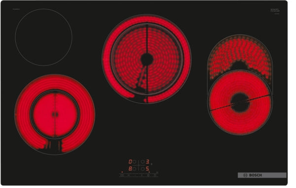 Bosch Series 4, Electric hob, 80 cm - Black | BSH PKH811BB1D