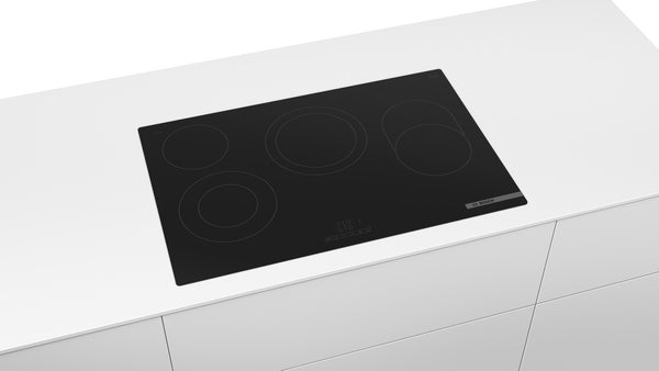 Bosch Series 4, Electric hob, 80 cm - Black | BSH PKH811BB1D