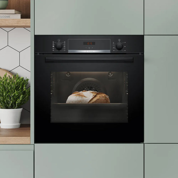 Bosch Built-In Oven With Added Steam Function - Black | HQA534BB3B