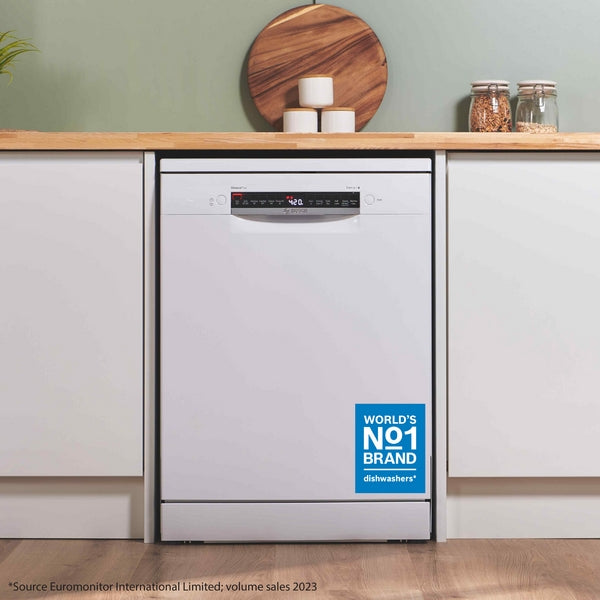 Bosch Series 4, free-standing dishwasher, 60 cm - White| BSH SMS4EKW06G