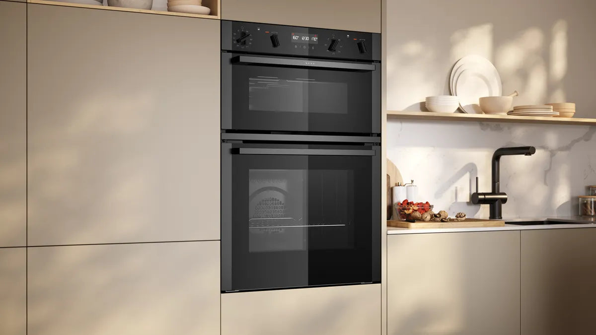 NEFF Oven Neff N 50 Built-in Double Oven | U2ACH7AG7B IRWINS MEGASTORE
