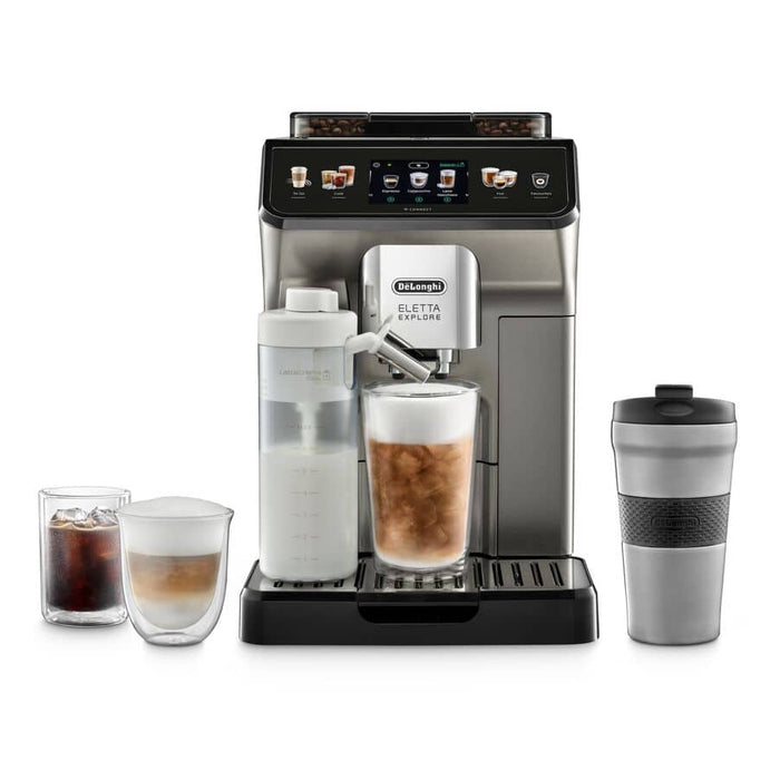 Delonghi Eletta Explore Bean to Cup coffee machine with Cold Brew Technology || ECAM450.86.T