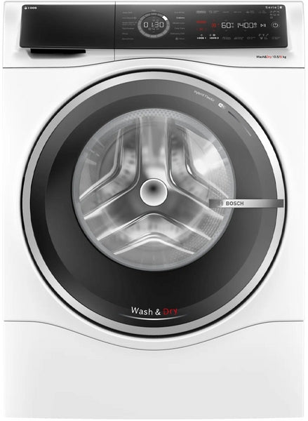 Bosch Series 8, Washer dryer, 10.5/6 kg, 1400 rpm | BSH WNC25410GB