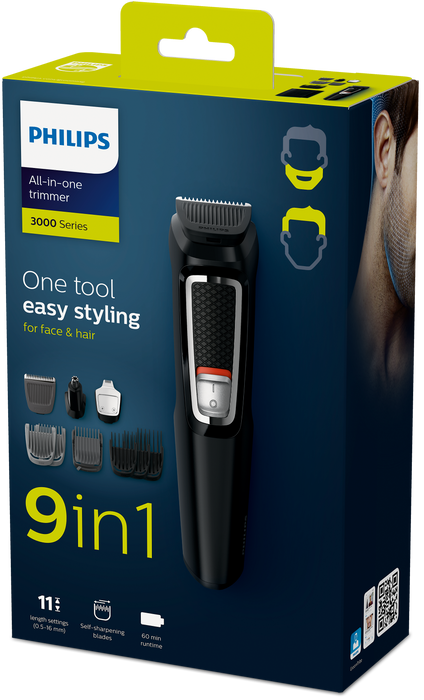 Philips Multigroom series 3000 9-in-1, Face and Hair | MG3740/15