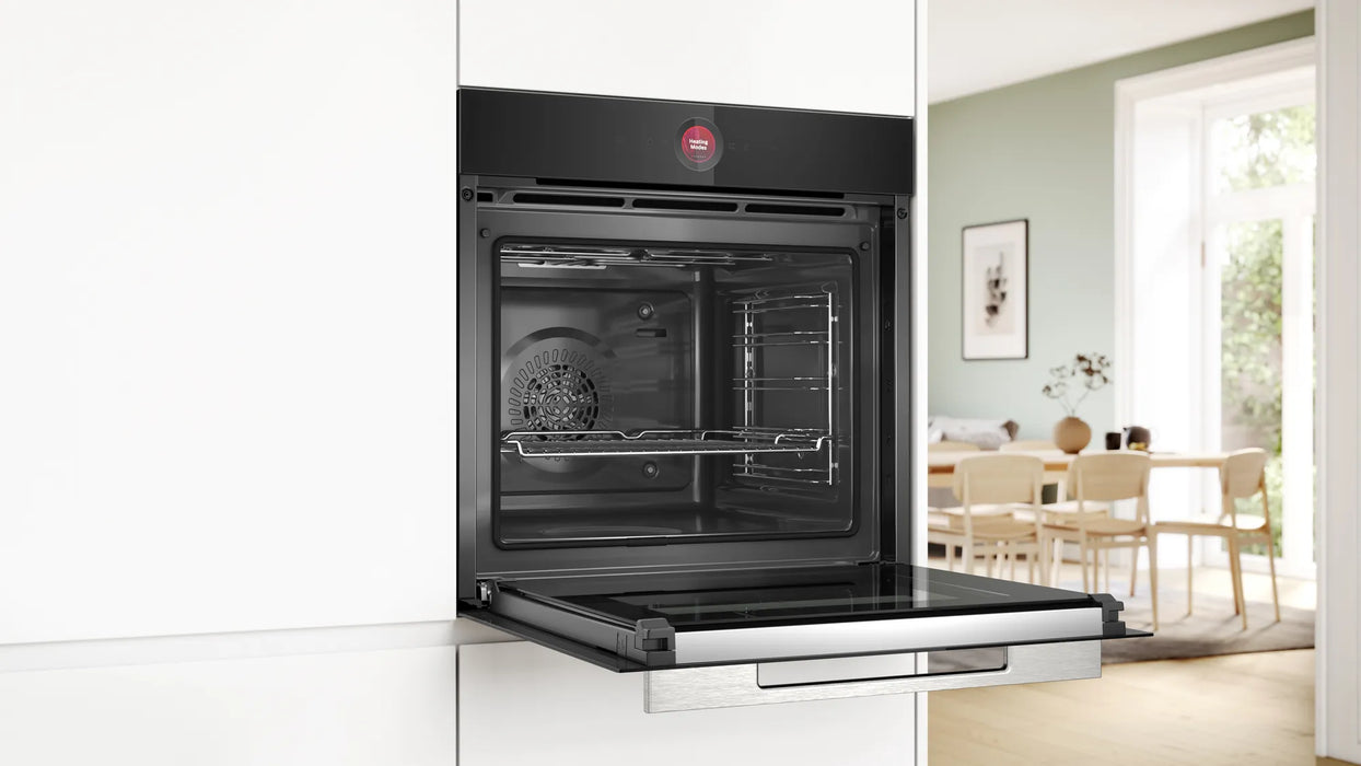 Bosch Series 8, Built-in oven, 60 x 60 cm - Black | BSH HBG7741B1B