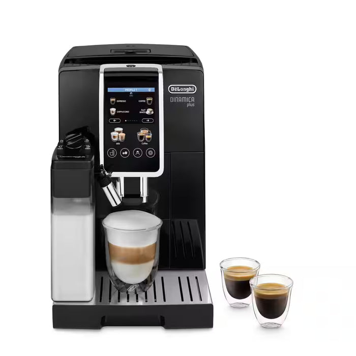 DeLonghi Dinamica Plus Fully Automatic Bean to Cup Coffee Machine - Black | ECAM382.70.B