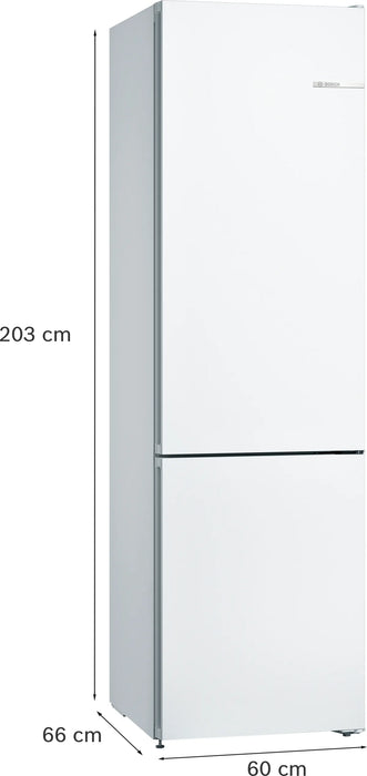 BOSCH Series 4 Free-standing Fridge-Freezer Total No Frost - White | KGN392WEBG
