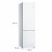 BOSCH Fridge Freezer BOSCH Series 4 Free-standing Fridge-Freezer Total No Frost - White | KGN392WEBG IRWINS MEGASTORE