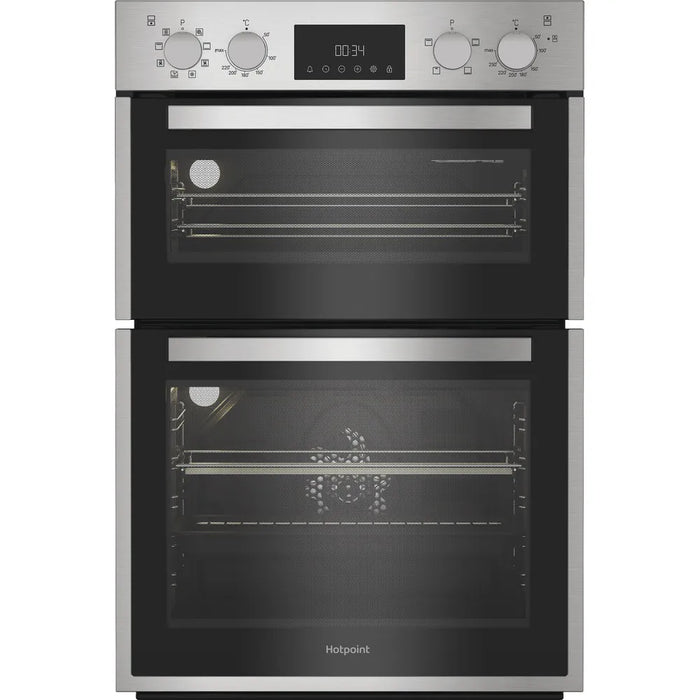 HOTPOINT Oven *OPEN BOX* Hotpoint 89cm Built In Double Multifunction Oven with Catalytic Liners | DIH82DIX IRWINS MEGASTORE