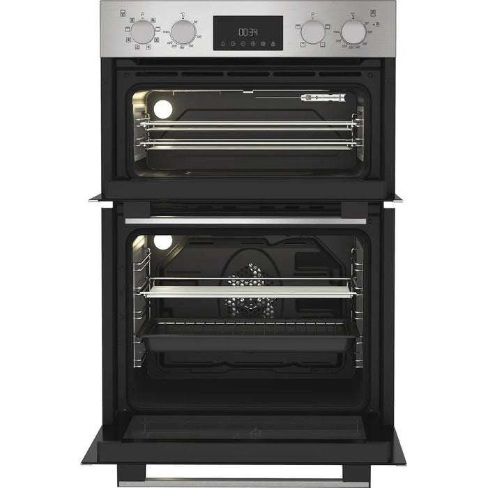 HOTPOINT Oven *OPEN BOX* Hotpoint 89cm Built In Double Multifunction Oven with Catalytic Liners | DIH82DIX IRWINS MEGASTORE