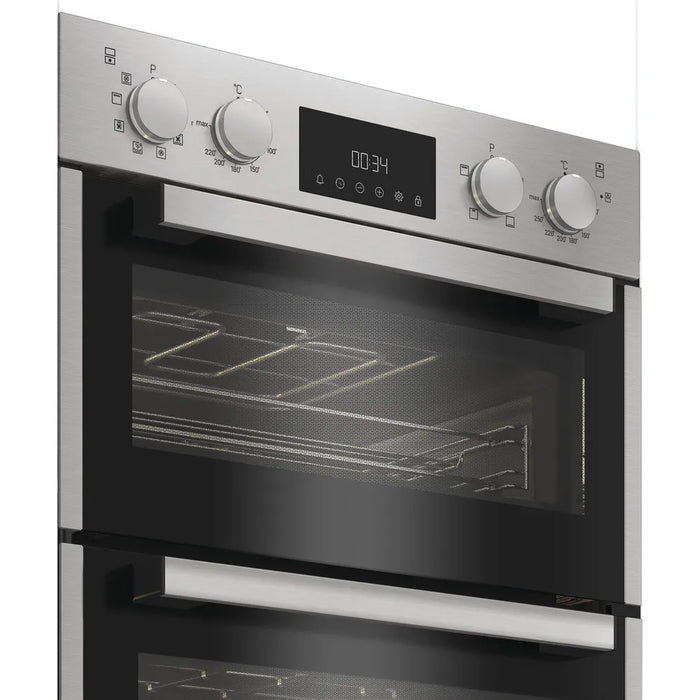 HOTPOINT Oven *OPEN BOX* Hotpoint 89cm Built In Double Multifunction Oven with Catalytic Liners | DIH82DIX IRWINS MEGASTORE
