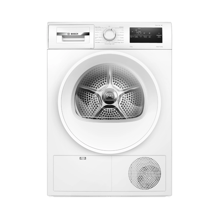 BOSCH Heat Pump Dryer Bosch Series 4 8kg Heat Pump Dryer - White | WTH85225IE IRWINS MEGASTORE