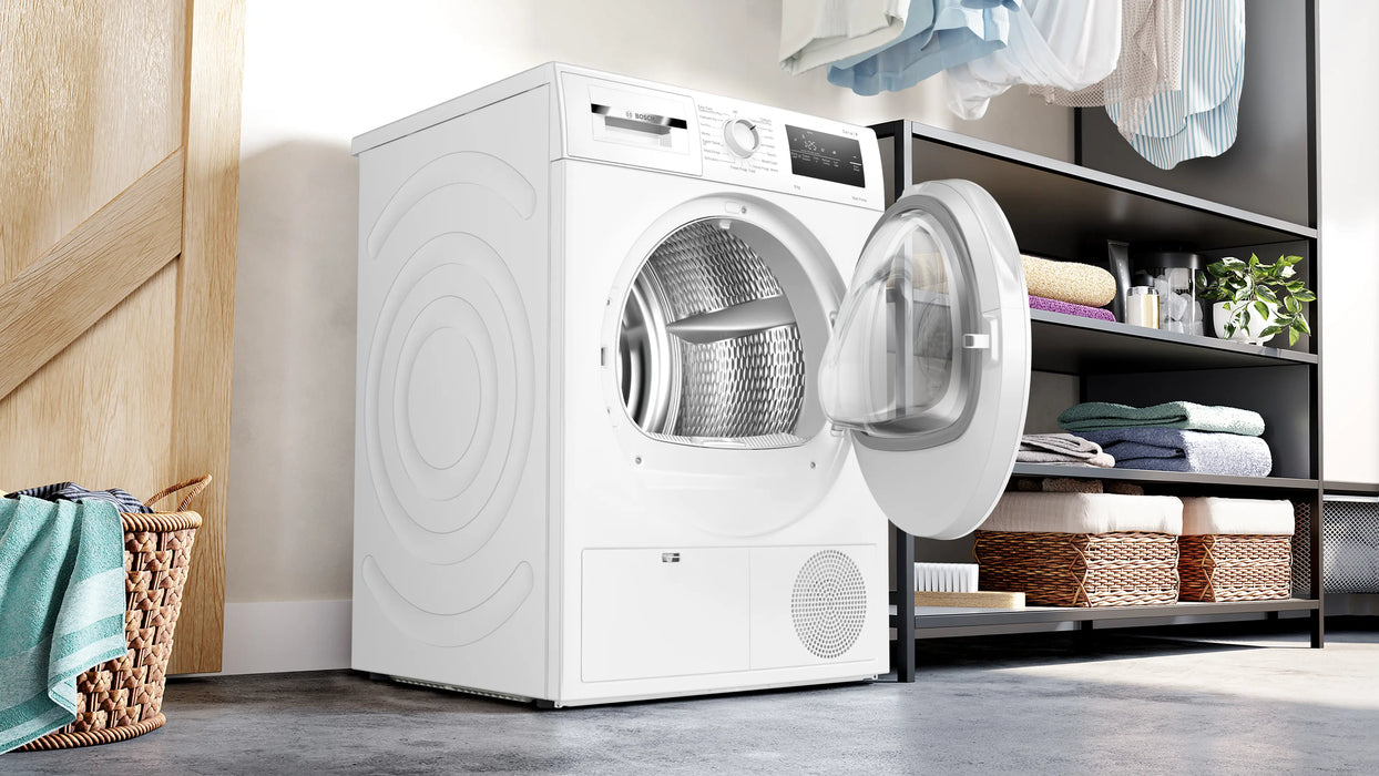 BOSCH Heat Pump Dryer Bosch Series 4 8kg Heat Pump Dryer - White | WTH85225IE IRWINS MEGASTORE