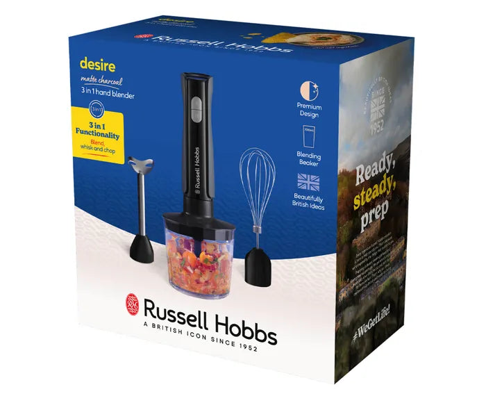 Russell Hobbs Desire 3in1 Hand Blender - Charcoal | 27141