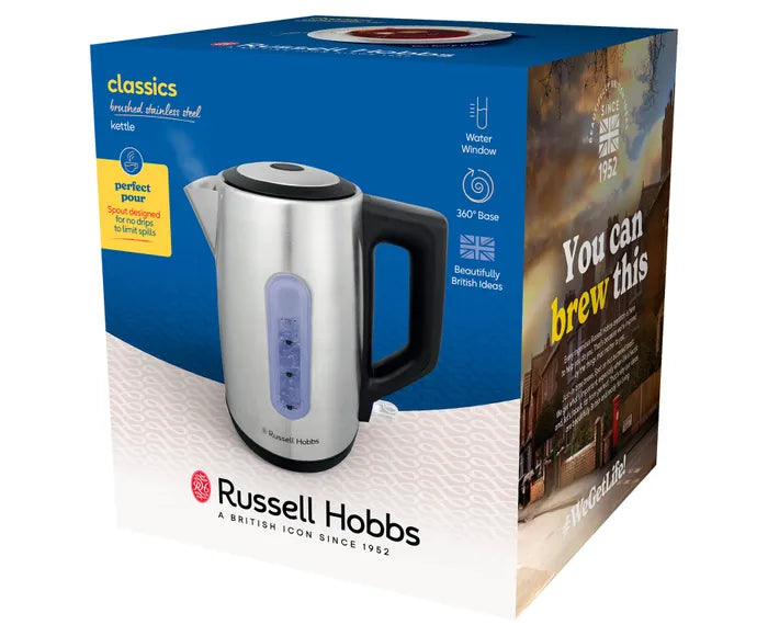 Russell Hobbs Heaton Brushed Steel Kettle | 27380/RH