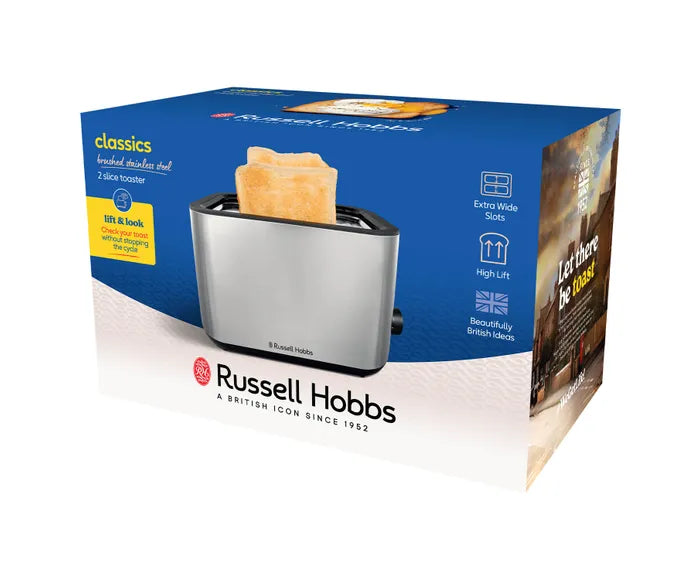 Russell Hobbs Heaton 2 Slice Toaster - Stainless Steel | 27390/RH