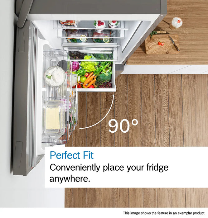 BOSCH Series 4 Free-standing Fridge-Freezer Total No Frost - White | KGN392WEBG