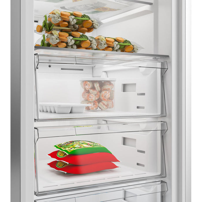 Hotpoint 187cm Tall Frost Free Freezer 286L with FreezerProtect and Inverter Motor - Dark Inox | HPMFF6312XBR4UK