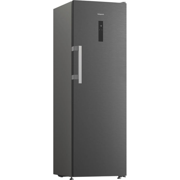 Hotpoint VitalCare 187cm Tall Frost Free Larder Fridge 365L with Even Flow Cooling - Dark Inox | HPMLF6442XBR4UK