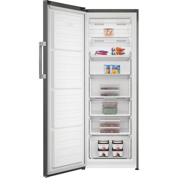 Hotpoint 256L Frost Free Tall Freezer with Inverter Compressor - Dark Inox | HPMFF1292XBR4UK
