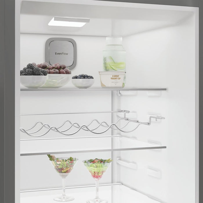 Hotpoint VitalCare 187cm Tall Frost Free Larder Fridge 365L with Even Flow Cooling - Dark Inox | HPMLF6442XBR4UK