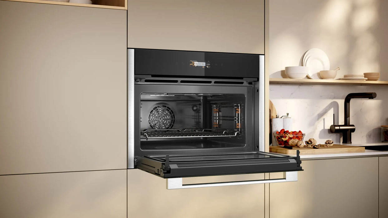Neff N 70, Built-In Compact Oven With Microwave Function, 60 X 45 Cm, Stainless Steel | BSH C24MR21N0B