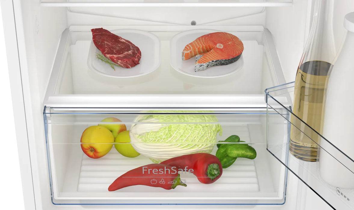 Neff  N 30, Built-In Fridge-Freezer With Freezer At Bottom, 193.5 X 54.1 Cm, Sliding Hinge | BSH KI7961SE0